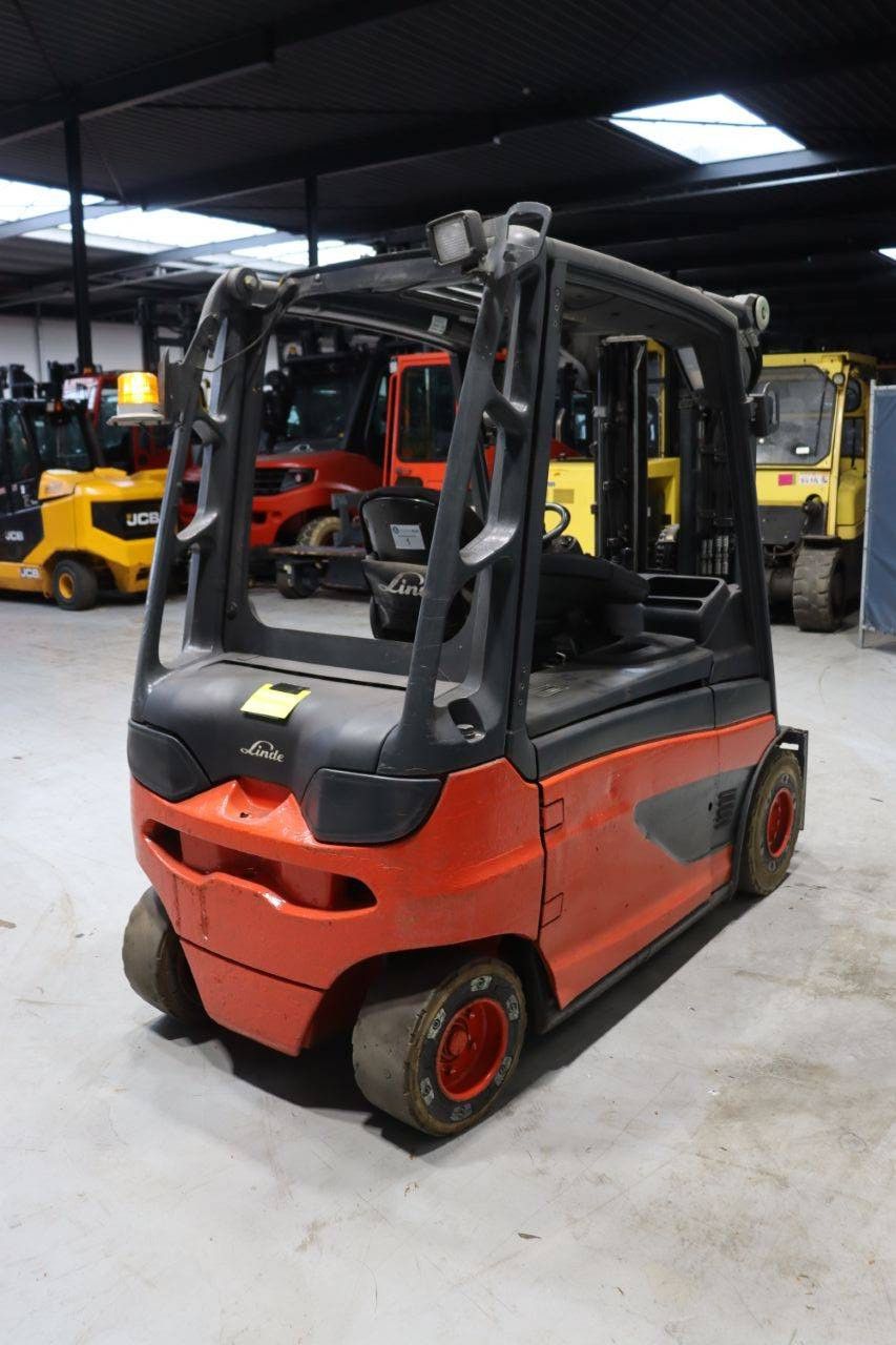 Linde E25L-01 Electric Forklift 2500kg 4.35m 2012