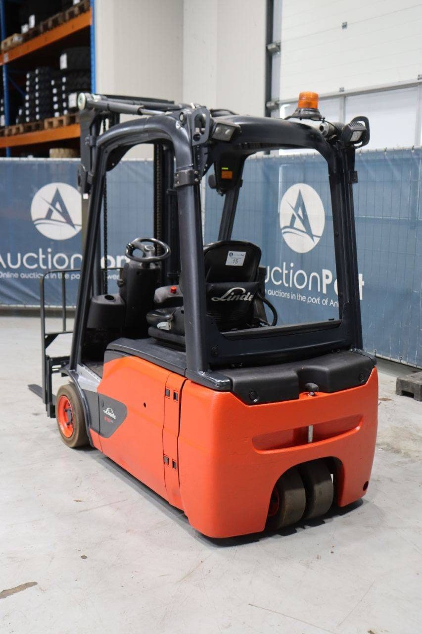 Linde E16L-02 Electric Forklift 1600kg 3.5m 2017