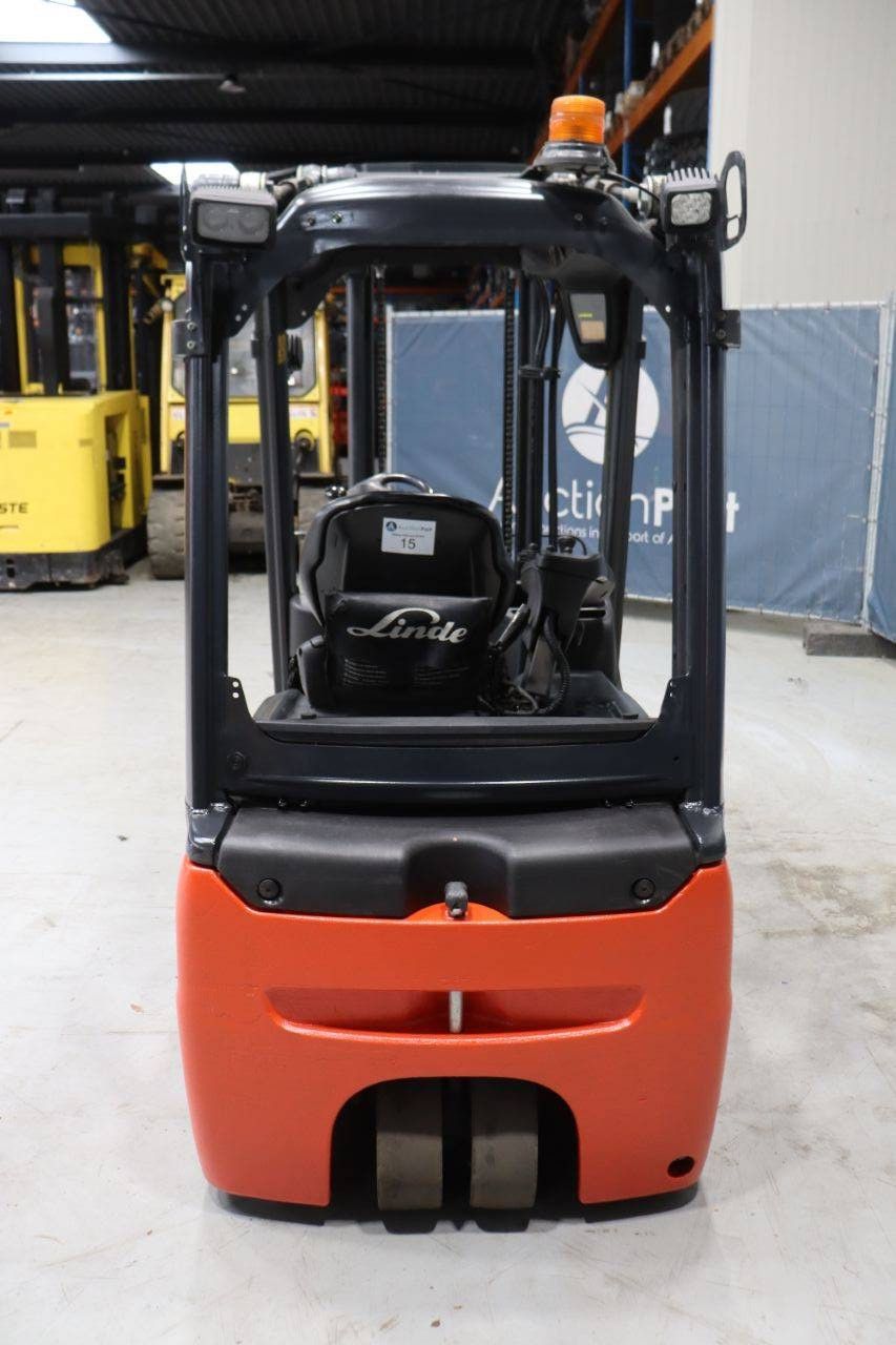 Linde E16L-02 Electric Forklift 1600kg 3.5m 2017