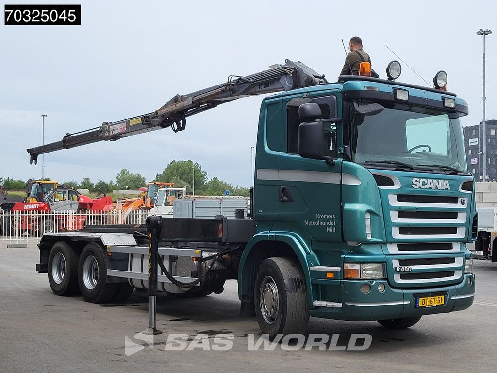 Scania R480 6X2 NL-Truck Penz Crane 1620CHL + cable lift Manual Lift-Axle Euro 4