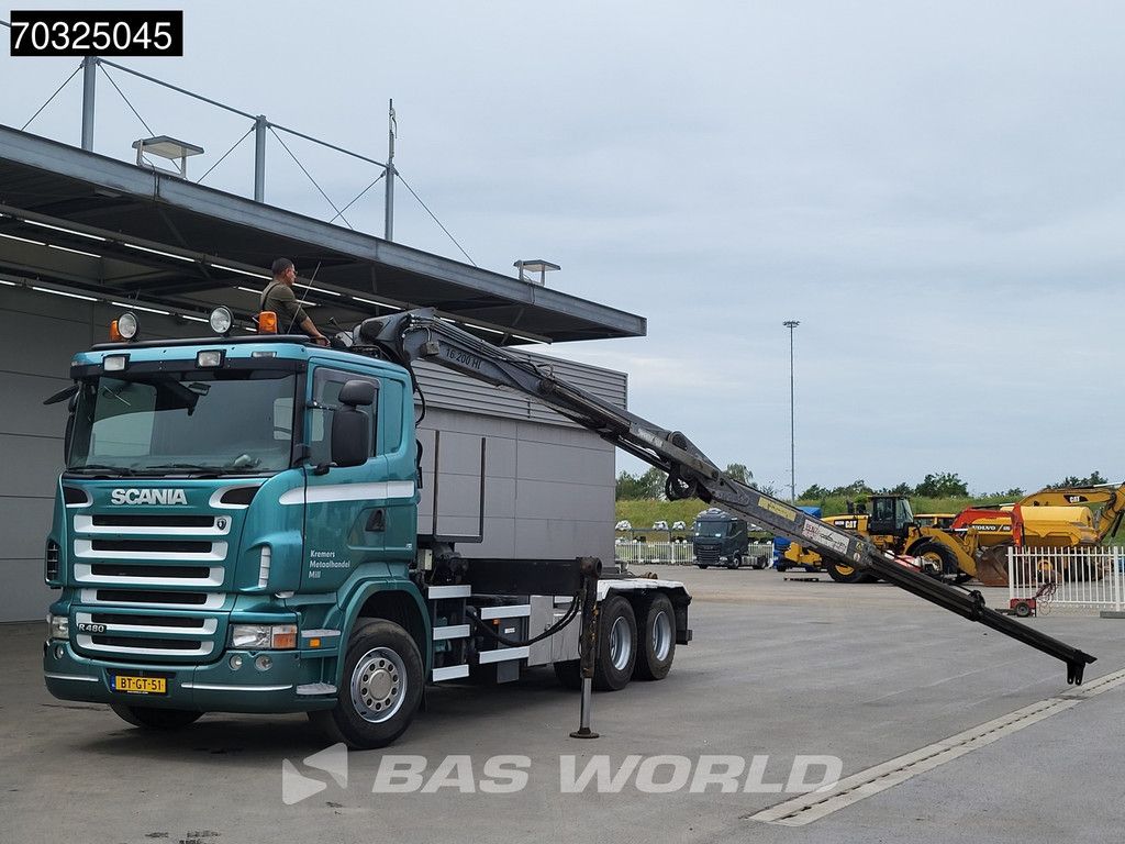 Scania R480 6X2 NL-Truck Penz Crane 1620CHL + cable lift Manual Lift-Axle Euro 4
