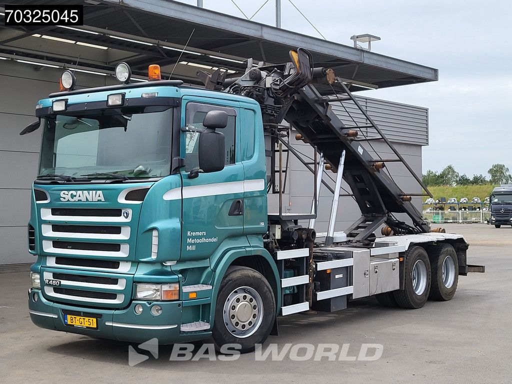 Scania R480 6X2 NL-Truck Penz Crane 1620CHL + cable lift Manual Lift-Axle Euro 4