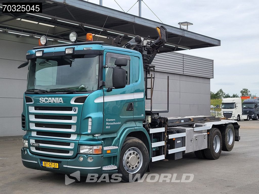 Scania R480 6X2 NL-Truck Penz Crane 1620CHL + cable lift Manual Lift-Axle Euro 4
