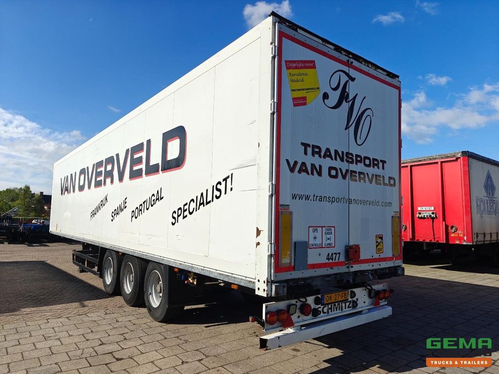 Schmitz SKO 24 13.6m GeisoleerdBox - SAF Assen - TrommelRemmen - Gegalvaniseerd Chassis