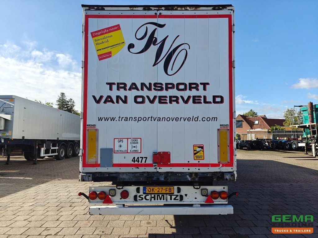 Schmitz SKO 24 13.6m GeisoleerdBox - SAF Assen - TrommelRemmen - Gegalvaniseerd Chassis