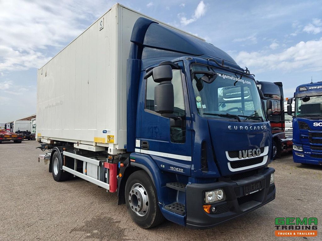 Iveco 150E22 EuroCargo 4x2 Day Cabin Euro6 - BDF + Kerex BDF Box + Dhollandia Tailgate 2000KG - Full Air