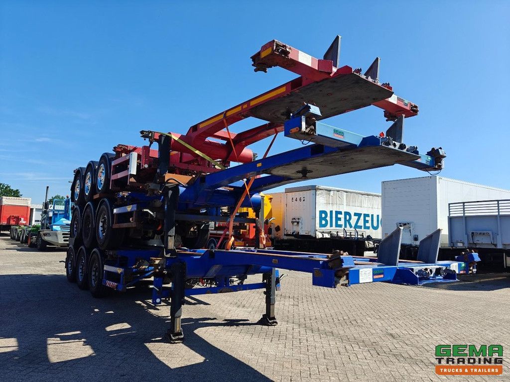Broshuis 3UCC-39 Stack of 3 Multis - LiftAxles - All Connections - Saf Axles Disc Brake