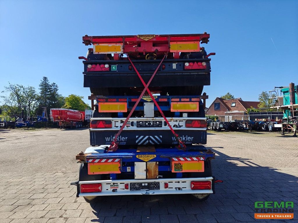 Broshuis 3UCC-39 Stack of 3 Multis - LiftAxles - All Connections - Saf Axles Disc Brake