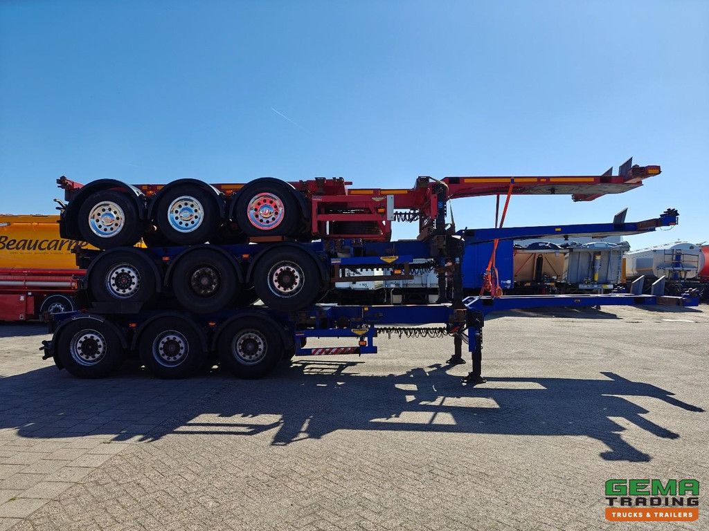 Broshuis 3UCC-39 Stack of 3 Multis - LiftAxles - All Connections - Saf Axles Disc Brake