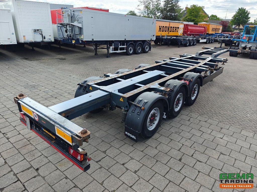 Kögel PORT 40 SIMPLEX 20 20/30/40FT - Achterschuiver - LiftAs - SAF Assen Schijfrem - 08/2026 APK