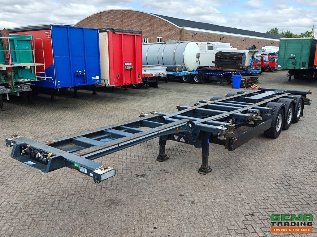 Kögel PORT 40 SIMPLEX 20 20/30/40FT - Achterschuiver - LiftAs - SAF Assen Schijfrem - 08/2026 APK