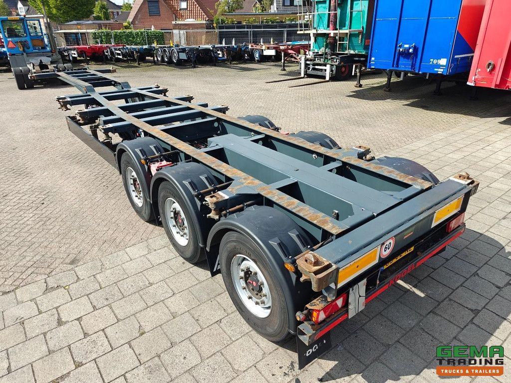 Kögel PORT 40 SIMPLEX 20 20/30/40FT - Achterschuiver - LiftAs - SAF Assen Schijfrem - 08/2026 APK