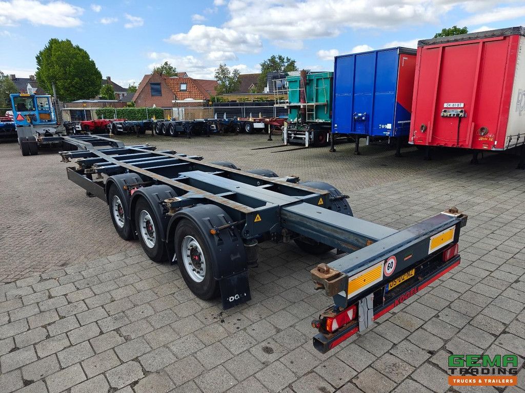 Kögel PORT 40 SIMPLEX 20 20/30/40FT - Achterschuiver - LiftAs - SAF Assen Schijfrem - 08/2026 APK