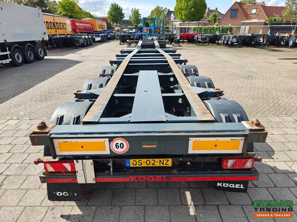 Kögel PORT 40 SIMPLEX 20 20/30/40FT - Achterschuiver - LiftAs - SAF Assen Schijfrem - 08/2026 APK