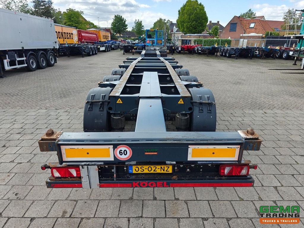 Kögel PORT 40 SIMPLEX 20 20/30/40FT - Achterschuiver - LiftAs - SAF Assen Schijfrem - 08/2026 APK