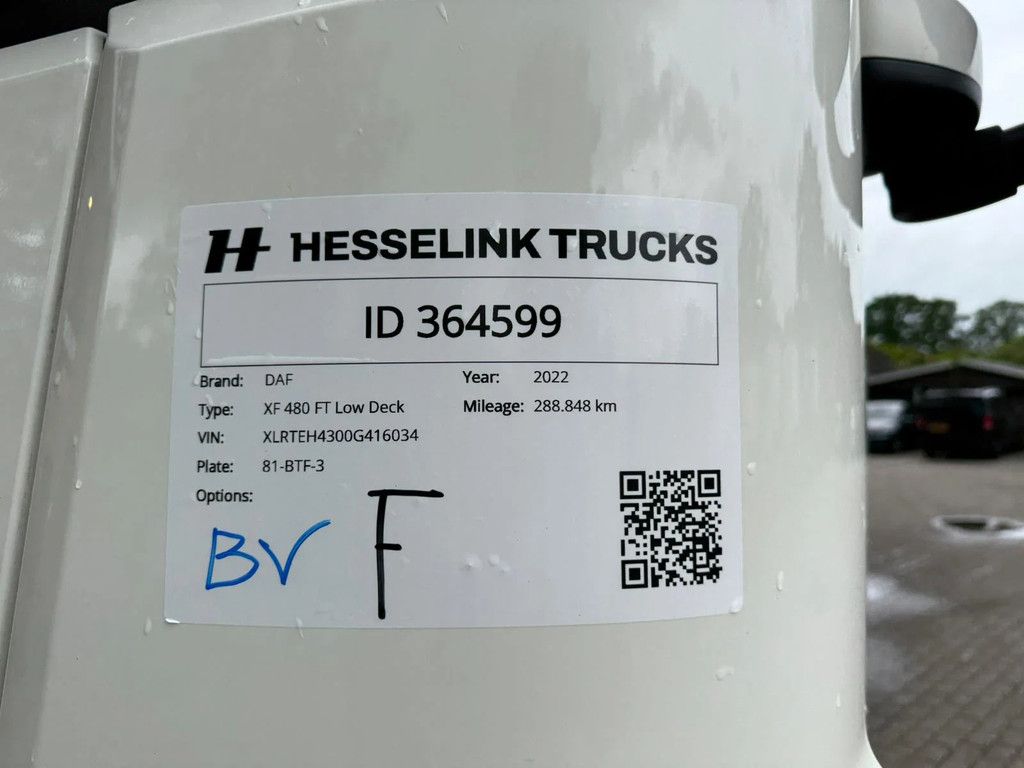 DAF XF 480 Low Deck 2x tank ACC 288.840KM! Smarttacho 2 NL Truck APK/TUV 08-10-2026