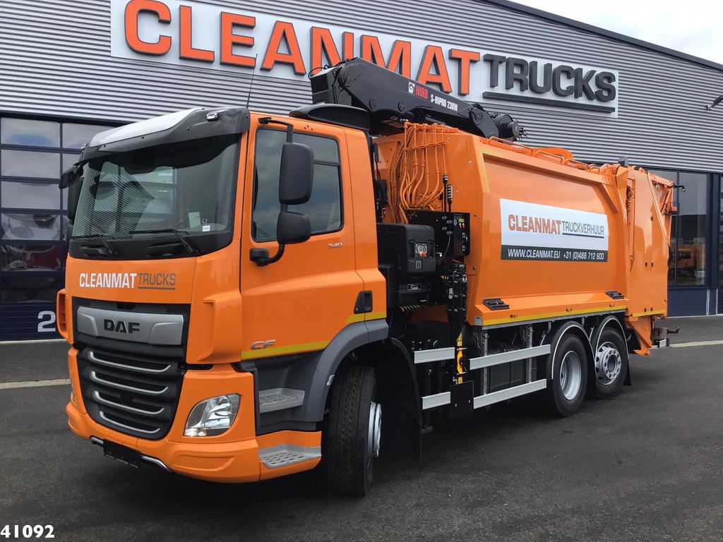 DAF FAN CF 340 Hiab 23 ton/meter laadkraan