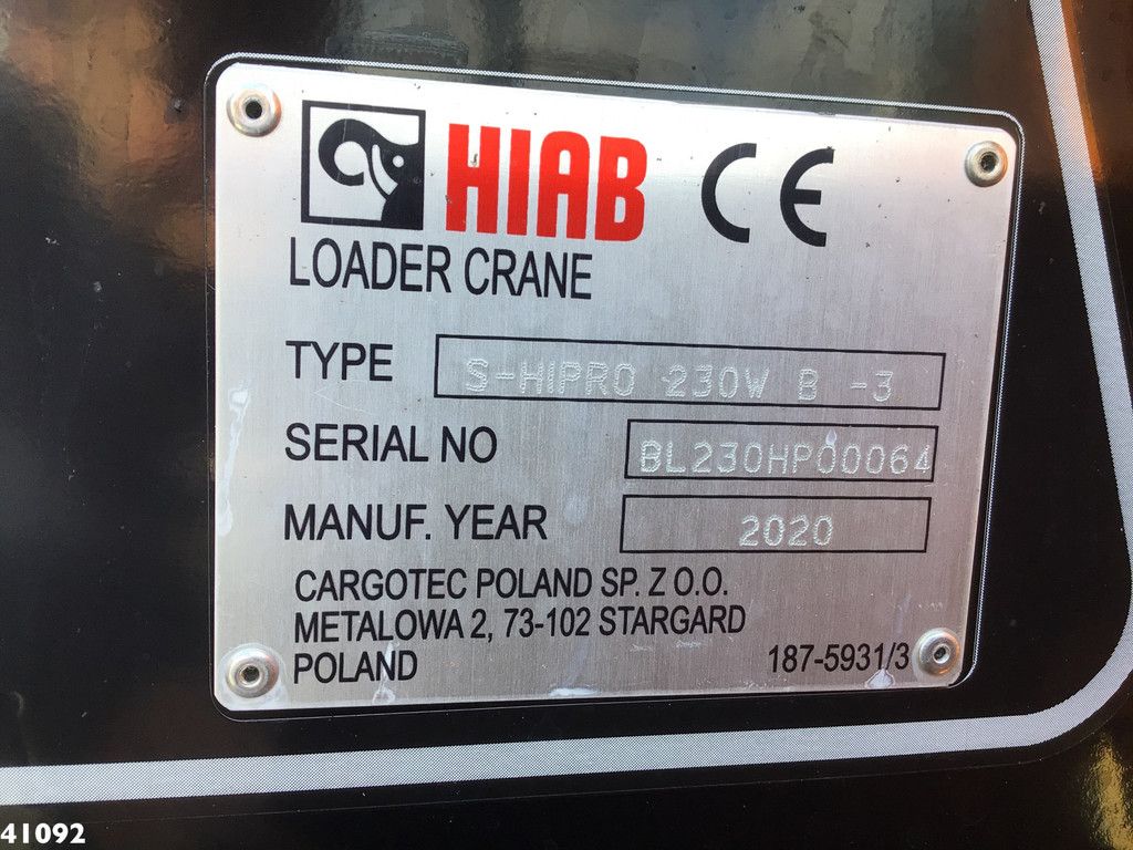 DAF FAN CF 340 Hiab 23 ton/meter laadkraan