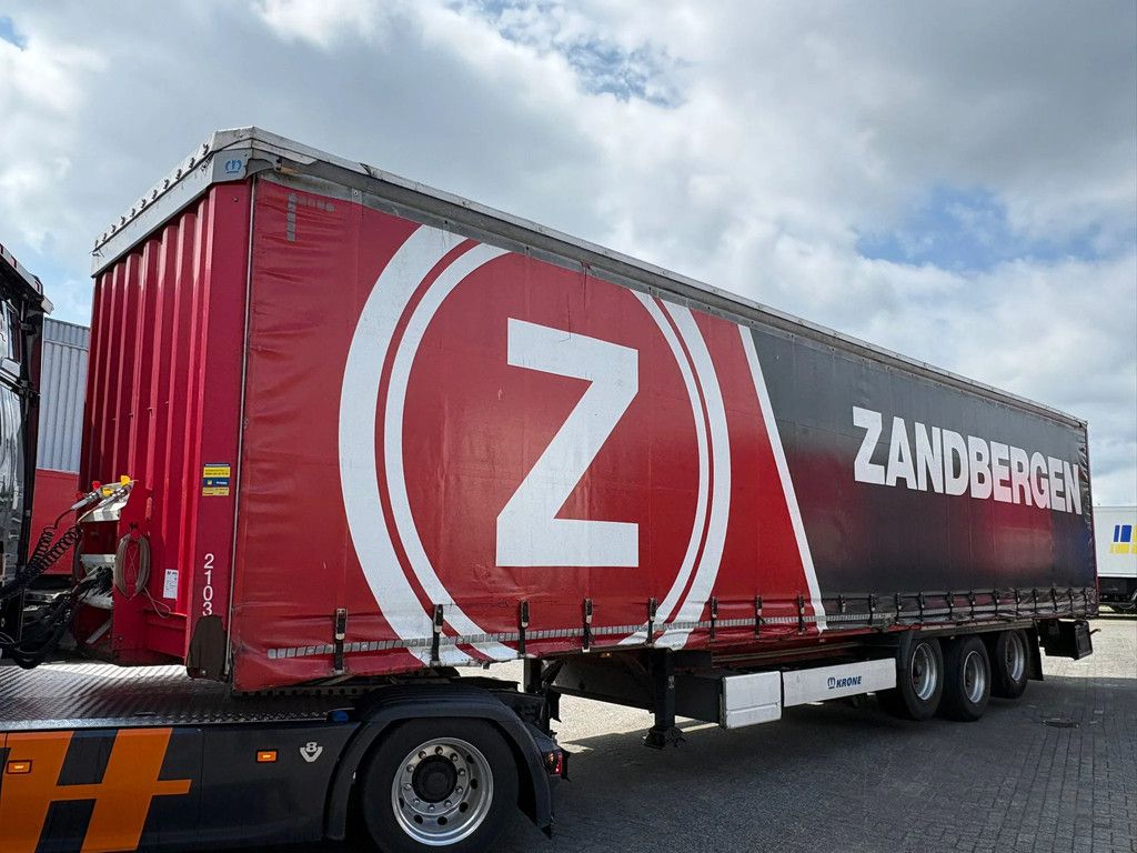 Krone SD AS-1 Liftas AS-3 Liftas Opbergkist Schuifdak Zelfsmeersysteem NL Trailer APK/TUV 21-10-2026