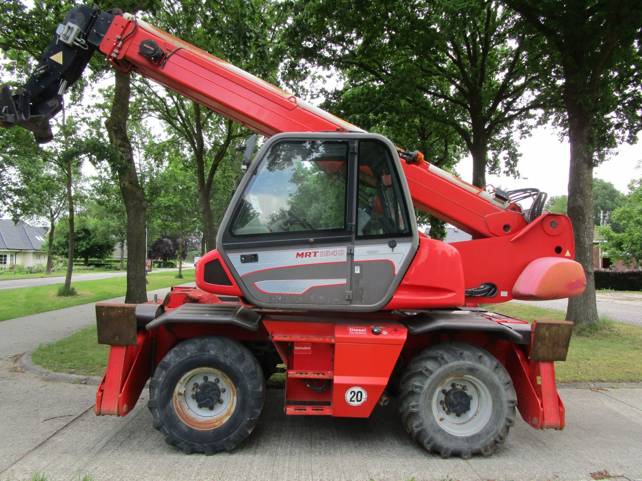 Manitou mrt 1640 3500 uren merlo jcb