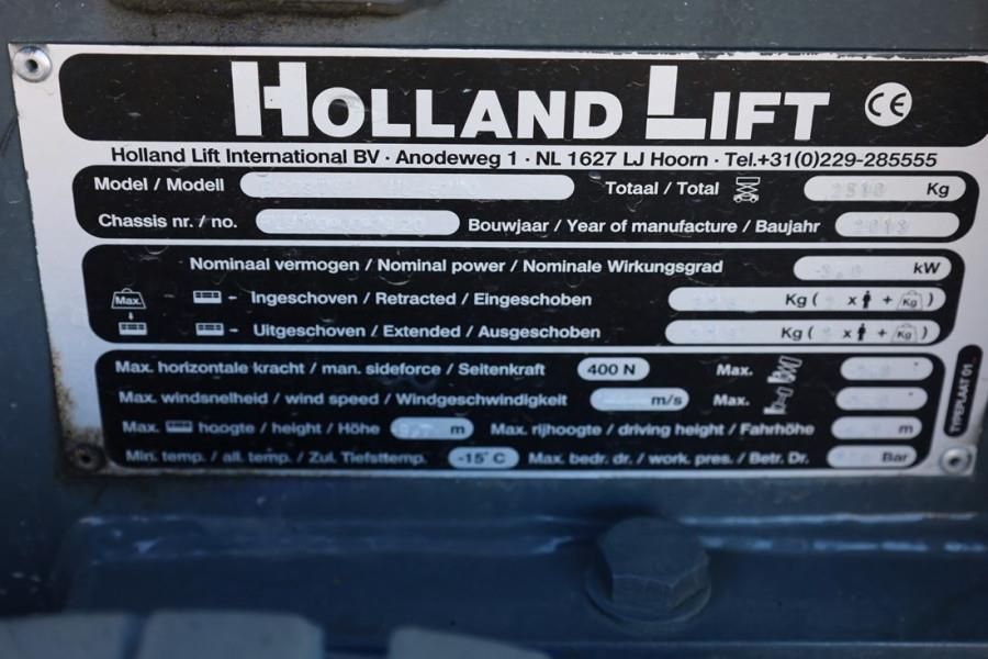 Holland Lift Ecostar HL-9710 Electric, 12m Working Height, 325k