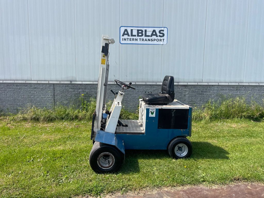Visser Uitzetheftruck terrein heftruck electrisch