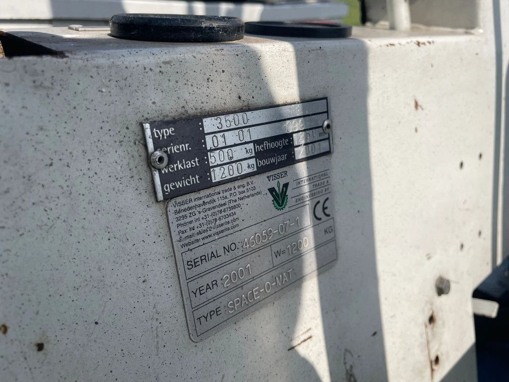 Visser Uitzetheftruck terrein heftruck electrisch