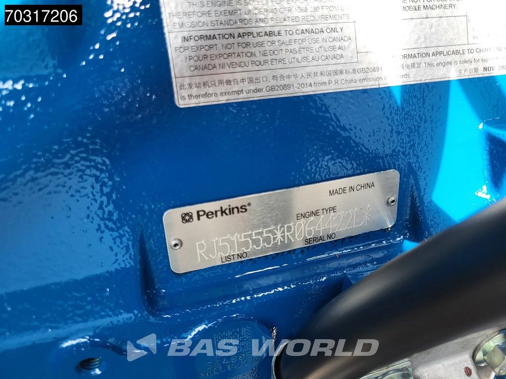 FG Wilson P110-3 110KVA - Perkins engine - Leroy Somer ALT - Warranty