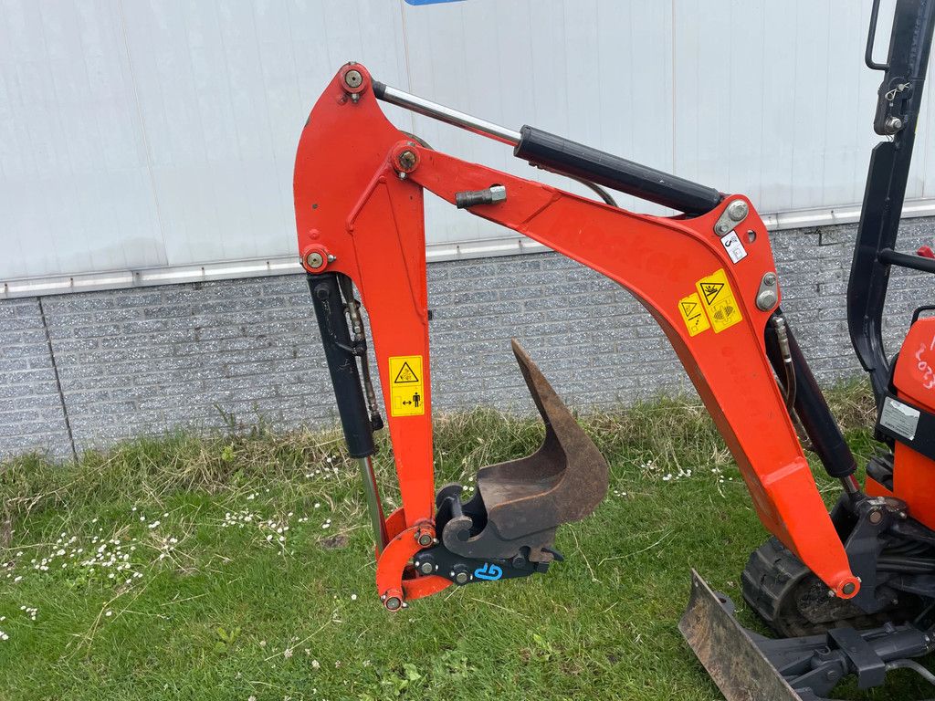 Kubota U10-5 graafmachine 2023 slechts 552 uur!