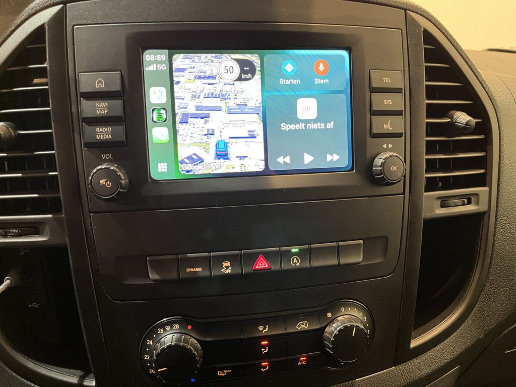 Mercedes-Benz Vito 114 CDI Lang RWD Automaat / Euro 6 / Airco / CarPlay / Cruise Control / Camera / Navigatie / Klep / 3-Zits / 57.500 KM !!