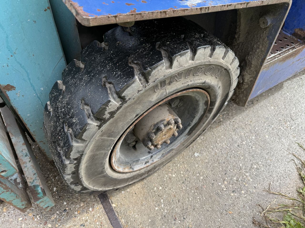 Toyota 2.5 ton lpg 3-delige mast freelift Sideshift