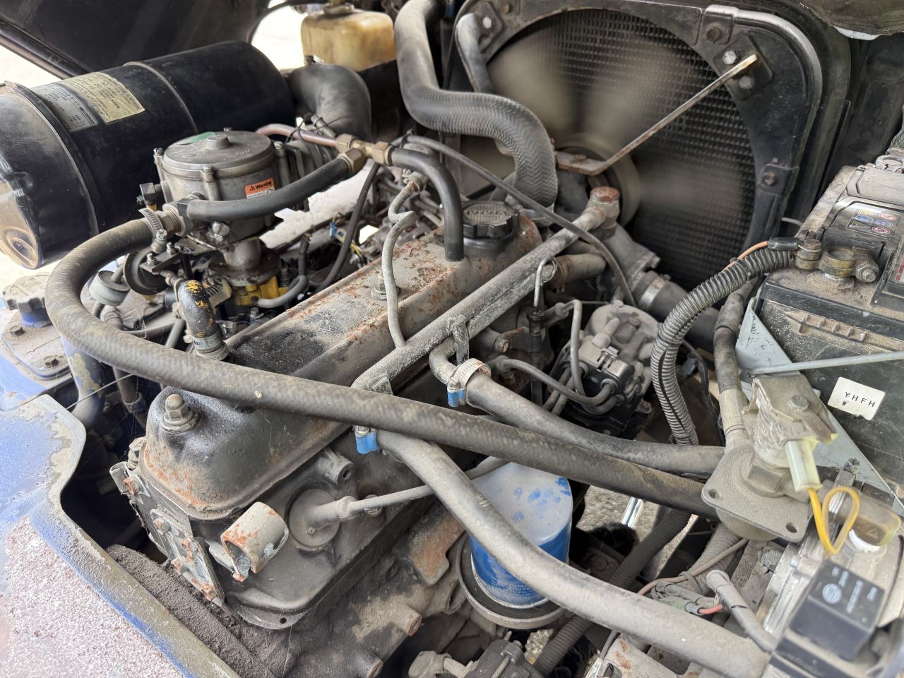 Toyota 2.5 ton lpg 3-delige mast freelift Sideshift
