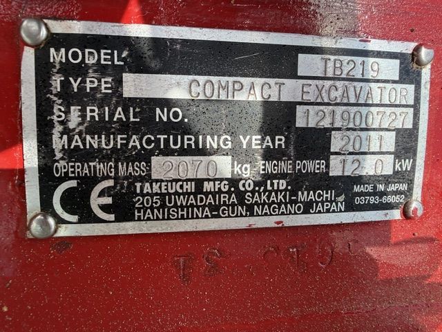 Takeuchi TB2019