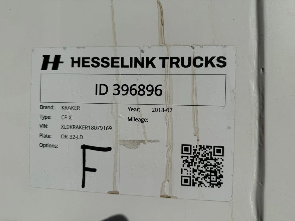 Kraker CF-X CF-X AS-1 Liftas AS-3 Stuuras Wabco Smartboard Kopschodeur NL Trailer