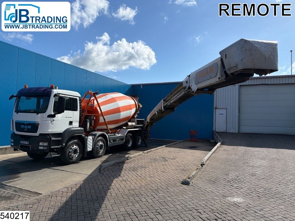 MAN TGS 35 420 8x4, EURO , Retarder, 9m3, Liebherr