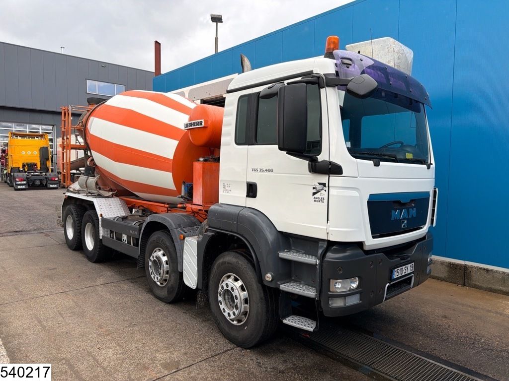 MAN TGS 35 420 8x4, EURO , Retarder, 9m3, Liebherr