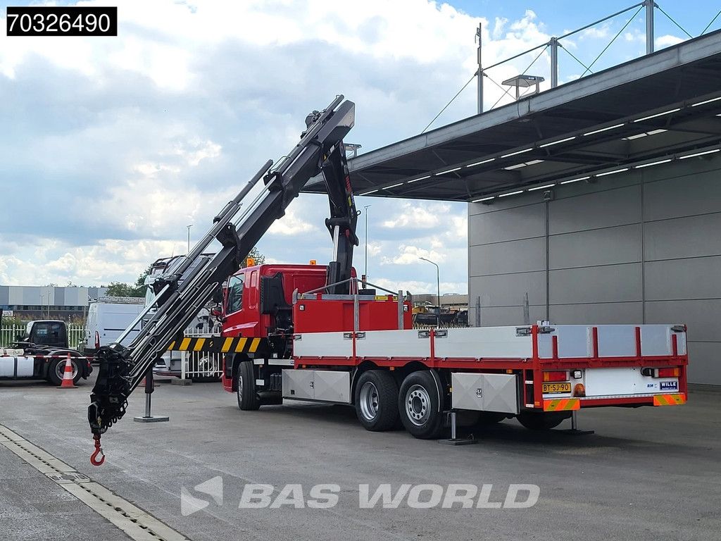 DAF CF CF85.360 6X2 LIKE NEW! 16.000km HIAB 377 E-7 Hipro Crane Lift+steering axle Euro 5