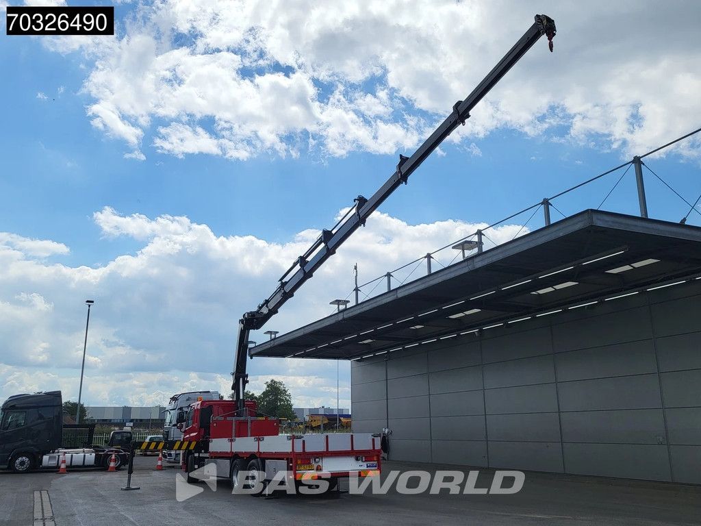 DAF CF CF85.360 6X2 LIKE NEW! 16.000km HIAB 377 E-7 Hipro Crane Lift+steering axle Euro 5