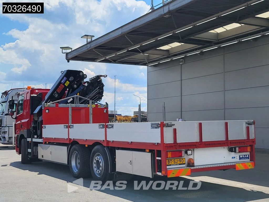 DAF CF CF85.360 6X2 LIKE NEW! 16.000km HIAB 377 E-7 Hipro Crane Lift+steering axle Euro 5