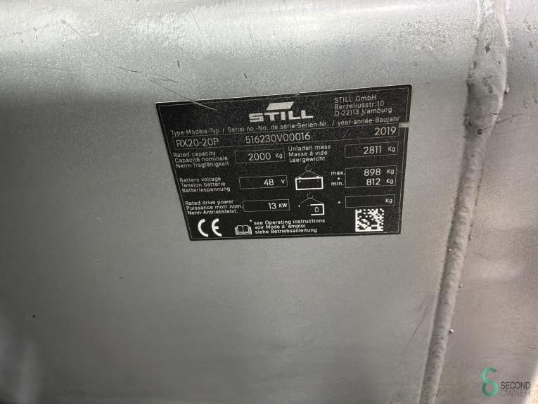 Heftrucks Elektrisch Still RX20-20P 2019