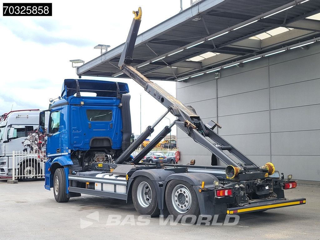Mercedes Antos Antos 2548 6X2 Meiller RK20.65 Abrollkipper Lift+steering axle Automatic Euro 6
