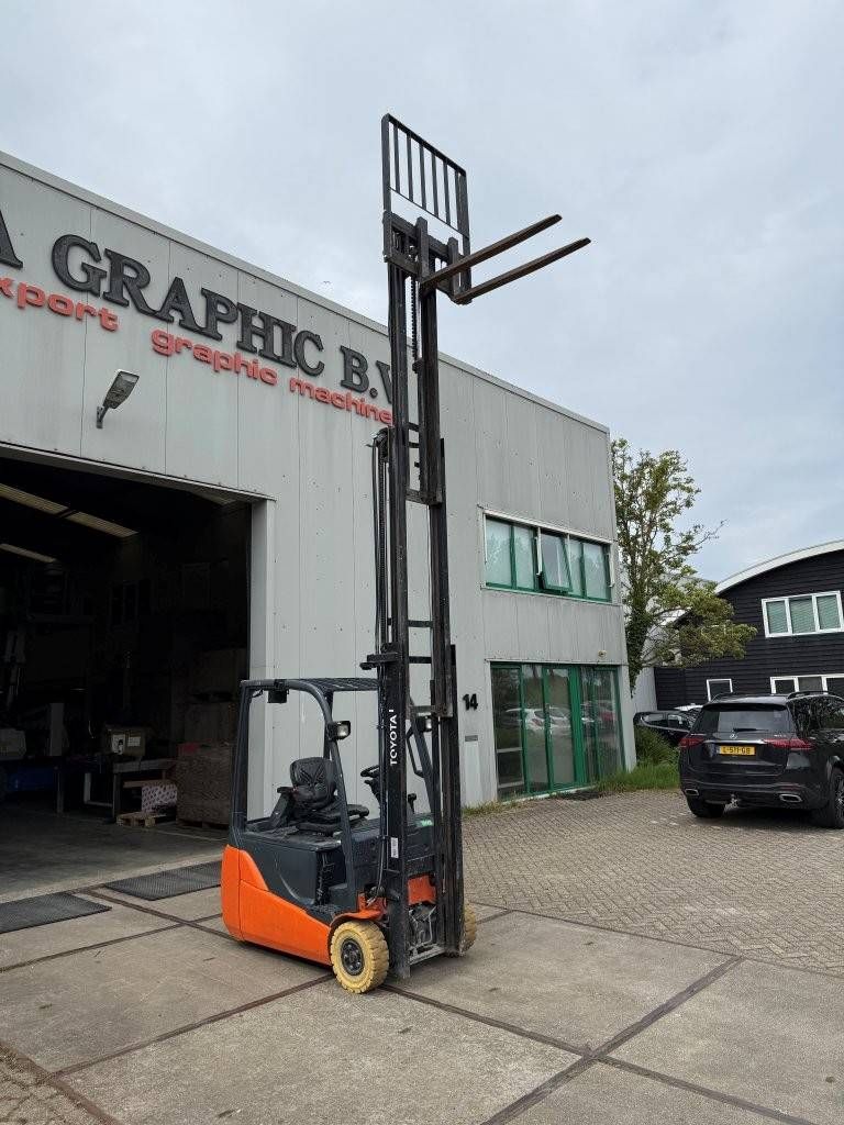 Toyota 8FBET16 Electric Forklift 1600kg 5.0m 2012