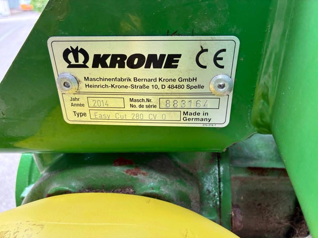 Krone EasyCut 280 CV Q