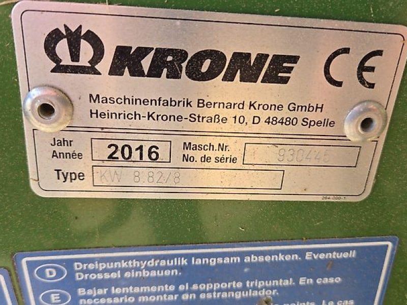 Krone Kreiselheuer KW8.82/8