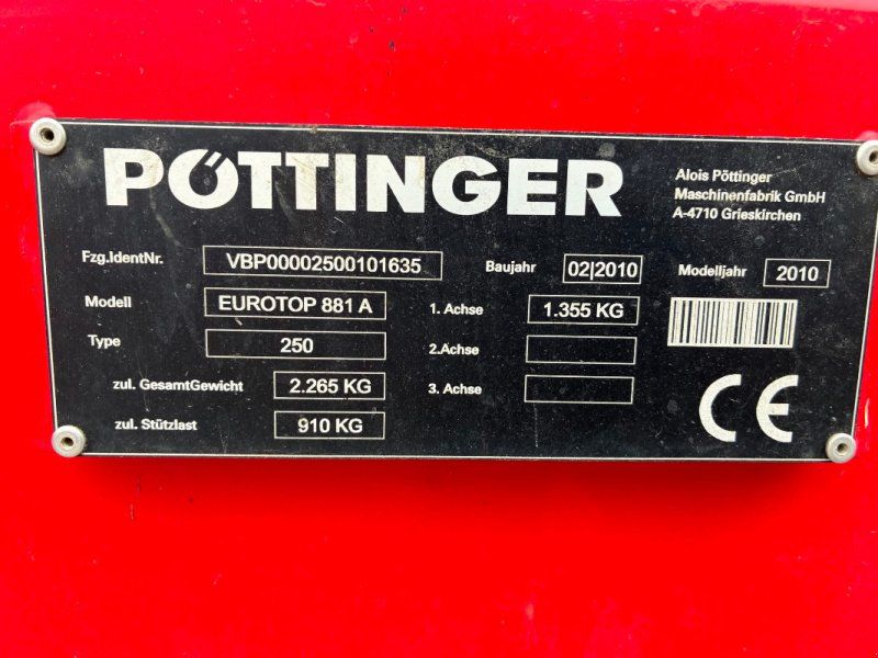 Pöttinger Eurotop 881A