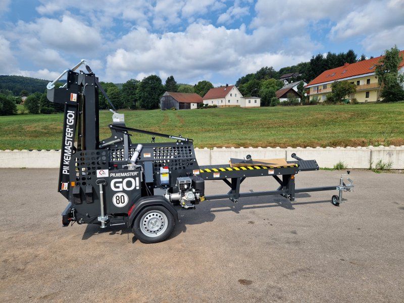 Pilkemaster GO 30cm 13PS Benzinmotor spaltautomat Förderband Stammheber