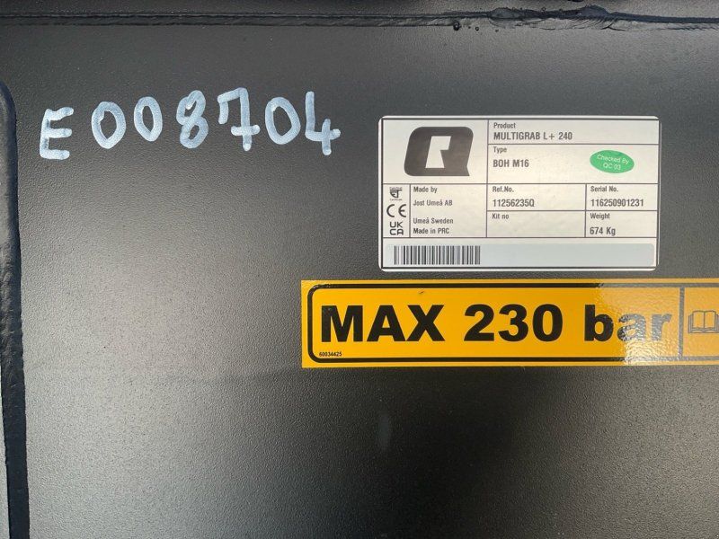 Quicke Multibenne Multigrab L240 Alö-Quicke