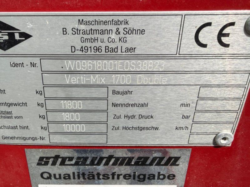 Strautmann Verti-Mix 1700 Double