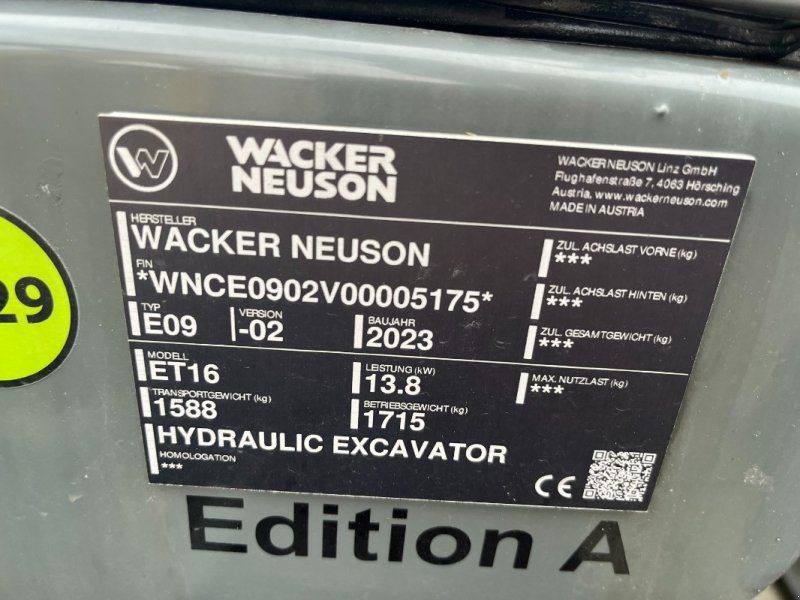 Wacker Neuson ET 16