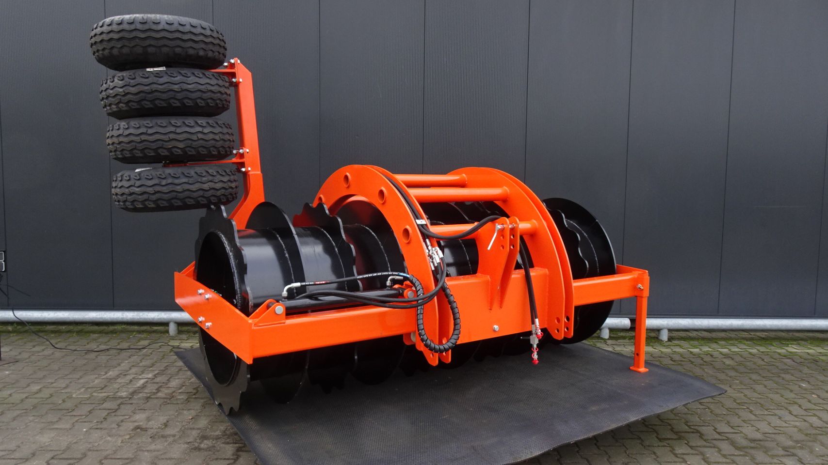 Kuil silage verdichting wals side shift hydraulische zij arm